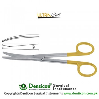 UltraCut™ TC Mayo-Stille Dissecting Scissor Curved Stainless Steel, 17 cm - 6 3/4"